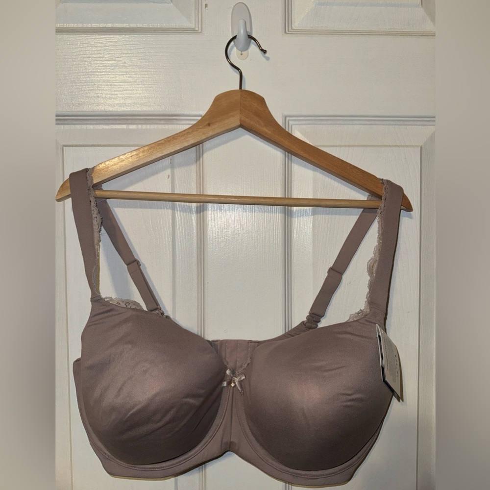 LINED BEIGE BRA